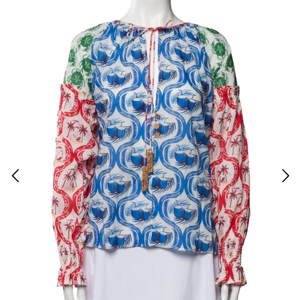 Farm rio Colorful Patterned Blouse